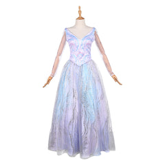 Wicked: For Good (2025) Glinda Blue Purple Skirt Set Outfits Cosplay Costume 