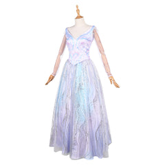 Wicked: For Good (2025) Glinda Blue Purple Skirt Set Outfits Cosplay Costume 