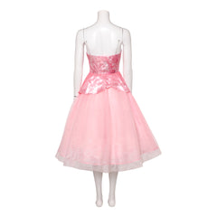 Wicked: For Good (2025) Glinda Pink Bubbles Dress Outfits Cosplay Costume