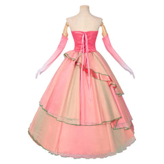 Wicked: For Good (2025) Glinda Pink Corset Dress Set Outfits Cosplay Costume