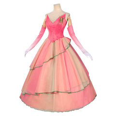Wicked: For Good (2025) Glinda Pink Corset Dress Set Outfits Cosplay Costume