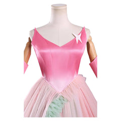 Wicked: For Good (2025) Glinda Pink Green Dress Petticoat Set Outfits Cosplay Costume