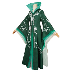 Wicked: For Good (2025) Madame Morrible Cyan Dress Outfits Cosplay Costume