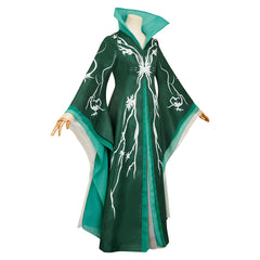 Wicked: For Good (2025) Madame Morrible Cyan Dress Outfits Cosplay Costume