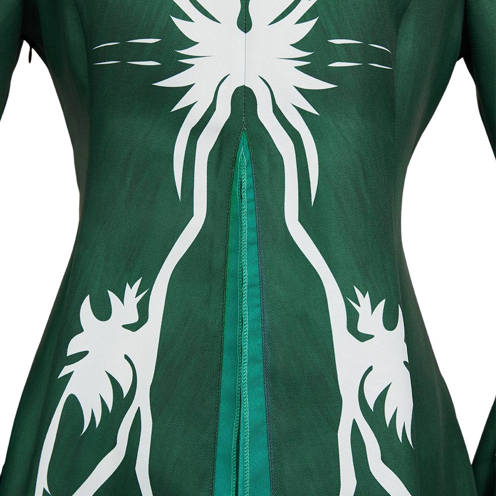 Wicked: For Good (2025) Madame Morrible Green Lightning Dress Outfits –  Coshduk