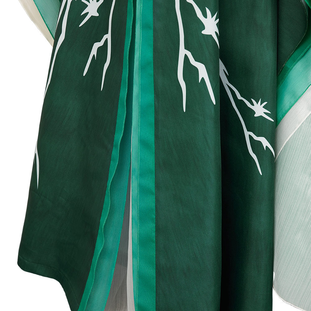 Wicked: For Good (2025) Madame Morrible Green Lightning Dress Outfits –  Coshduk