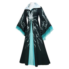 Wicked: For Good (2025) Madame Morrible Deep Green Dress Outfits Cosplay Costume