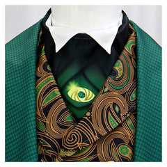 Wicked: For Good (2025) The Wizard Green Black Pattern Suit Set Outfits Cosplay Costume