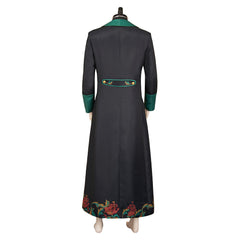 Wicked: For Good (2025) The Wizard Green Pattern Suit Set Outfits Cosplay Costume 