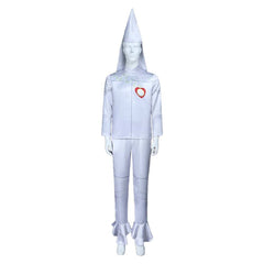 Wicked: For Good (2025) Tin Man White Set Outfits Cosplay Costume 