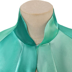 Wiked (2024) Glinda Green Cape Cloak Outfits Cosplay Costume 