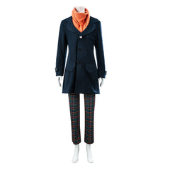 Wildwood (2026) Prue McKeel Orange Scarf Blue Coat Pants Set Outfits Cosplay Costume