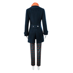Wildwood (2026) Prue McKeel Orange Scarf Blue Coat Pants Set Outfits Cosplay Costume