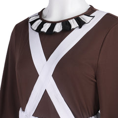 Willy Wonka And The Chocolate Factory Oompa Loompa Dress Outfits Cosplay Costume 
