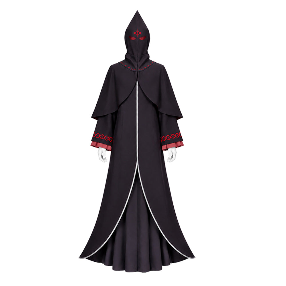 Witch Cultists Black Robe Set Outfits Cosplay Costume Halloween Suit - Pre-order