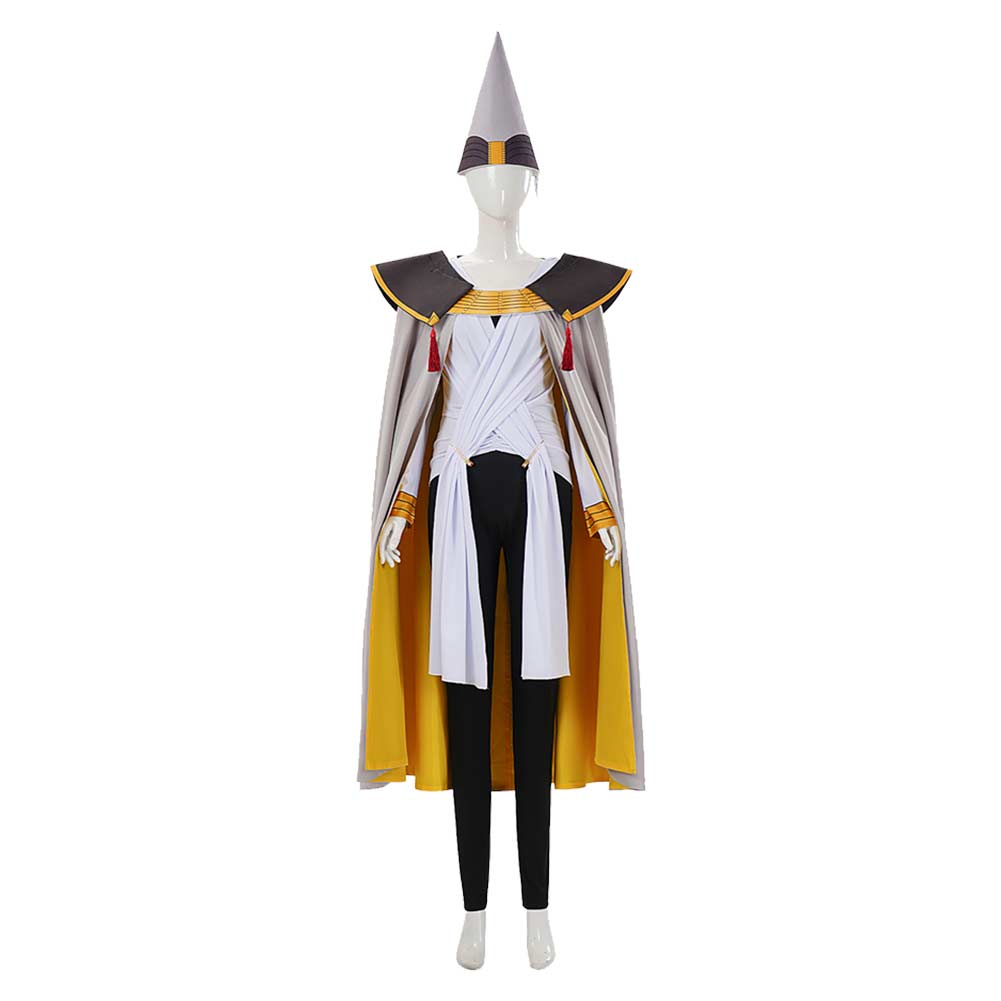 Witch Hat Atelier (2026) Alaira White Yellow Witch Set Outfits Cosplay Costume