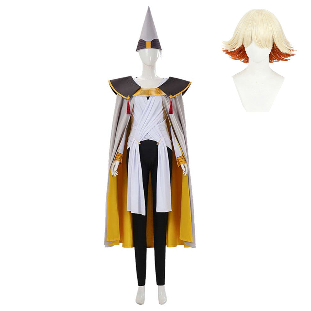 Witch Hat Atelier (2026) Alaira White Yellow Witch Set Outfits Cosplay Costume