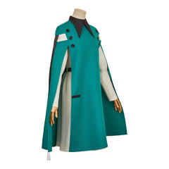 Witch Hat Atelier (2026) Coco Cyan Cloak White Dress Witch Set Outfits Cosplay Costume 