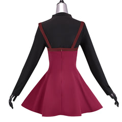 Witch On The Holy Night Aoko Aozaki Black Red Dress Outfits Cosplay Costume