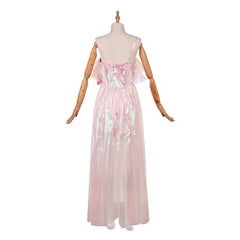 Wuthering Heights (2026) Catherine Earnshaw Pink Organza Dress Outfits Cosplay Costume