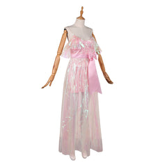 Wuthering Heights (2026) Catherine Earnshaw Pink Organza Dress Outfits Cosplay Costume