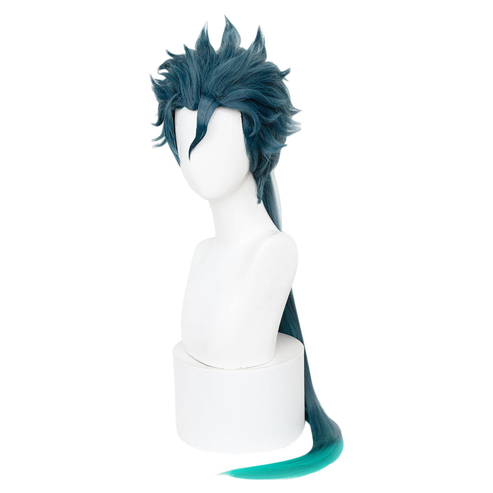 Wuthering Waves Jiyan Blue Wig Cosplay Accessories Carnival Party Props