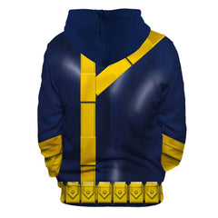 X-Men '97 (2024) Cyclops Blue Hoodie Sweatshirt Pullover Outfits Cosplay Costume