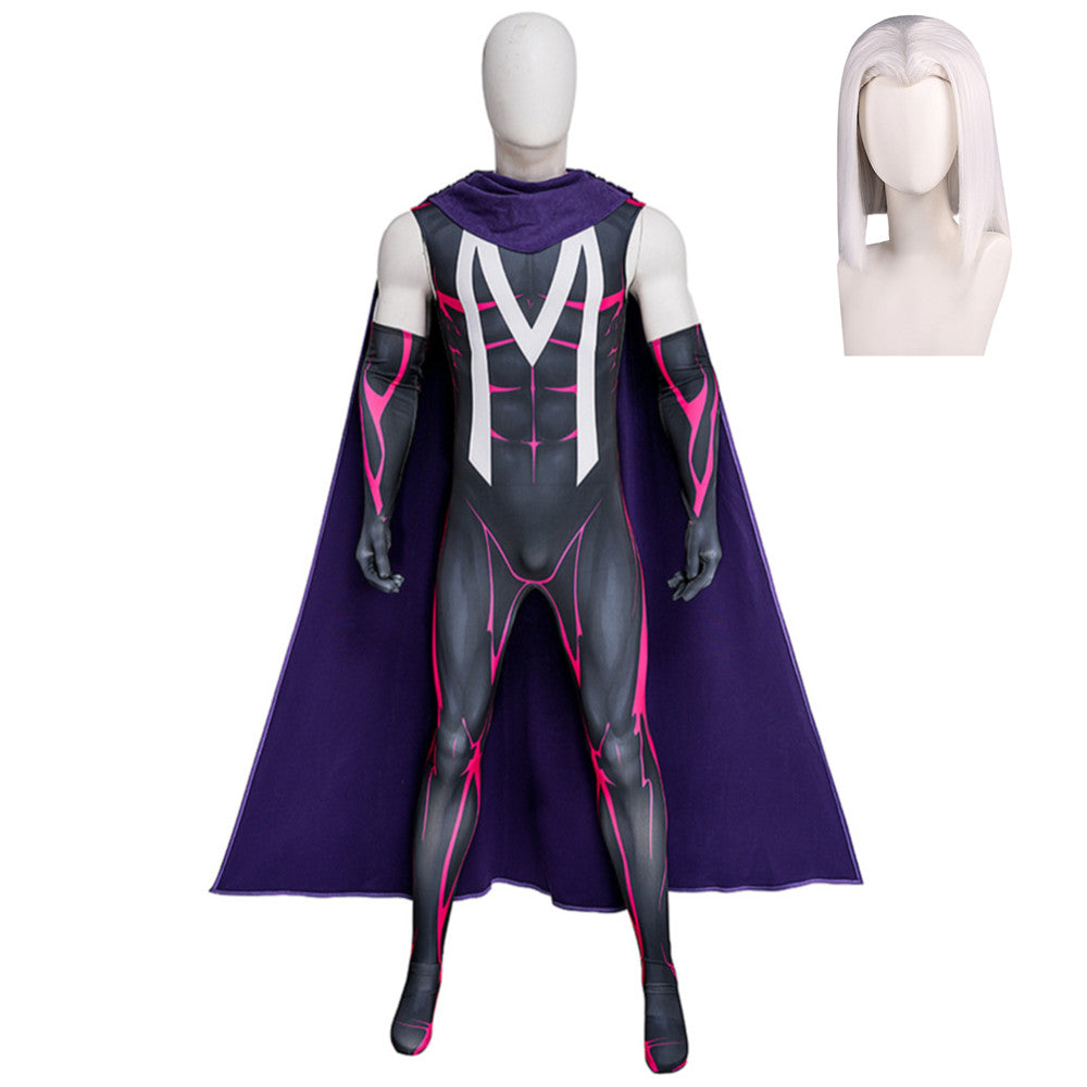 X-Men '97 (2024) Magneto Black Jumpsuit Outfits Cosplay Costume