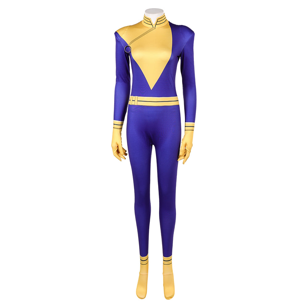 X-Men '97 Season 2 (2026) Polaris Yellow Blue jumpsuit Outfits Cosplay Costume