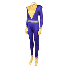 X-Men '97 Season 2 (2026) Polaris Yellow Blue jumpsuit Outfits Cosplay Costume