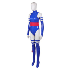 X-Men '97 Season 2 (2026) Psylocke Blue Leather Bodysuit Set Outfits Cosplay Costume