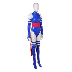 X-Men '97 Season 2 (2026) Psylocke Blue Leather Bodysuit Set Outfits Cosplay Costume
