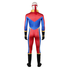 X-Men '97 Season 2 (2026) Sunspot Red Blue Jumpsuit Set Outfits Cosplay Costume