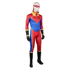 X-Men '97 Season 2 (2026) Sunspot Red Blue Jumpsuit Set Outfits Cosplay Costume