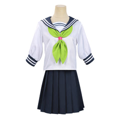 You And I Are Polar Opposites (2026) Manami Suzuki Blue School Uniform Set Outfits Cosplay Costume