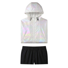 Yuji Itadori 83 Years Old White Hoodie Pants Set Outfits Cosplay Costume