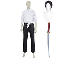 Yuta Okkotsu White Shirt Black Trousers Set Outfits Cosplay Costume