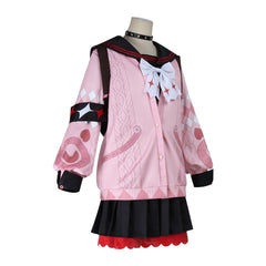Zenless Zone Zero Ukinami Yuzuha Pink Jacket Skirt Set Outfits Cosplay Costume