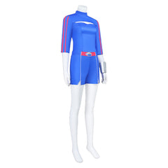 Zombies 4: Dawn of the Vampires (2025) Addison Blue Top Shorts Set Cosplay Costume