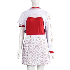 Zombies 4: Dawn of the Vampires (2025) Addison White Skirt Set Outfits Cosplay Costume 