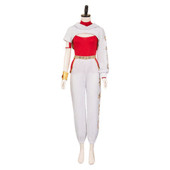 Zombies 4: Dawn of the Vampires (2025) Nova Red White Trousers Set Outfits Cosplay Costume 