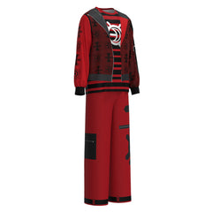 Zombies 4: Dawn of the Vampires (2025) Viktor Red Long Sleeve Set Outfits Cosplay Costume
