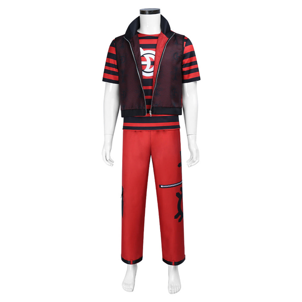 Zombies 4: Dawn of the Vampires (2025) Viktor Red Set Outfits Cosplay Costume