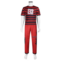 Zombies 4: Dawn of the Vampires (2025) Viktor Red Set Outfits Cosplay Costume