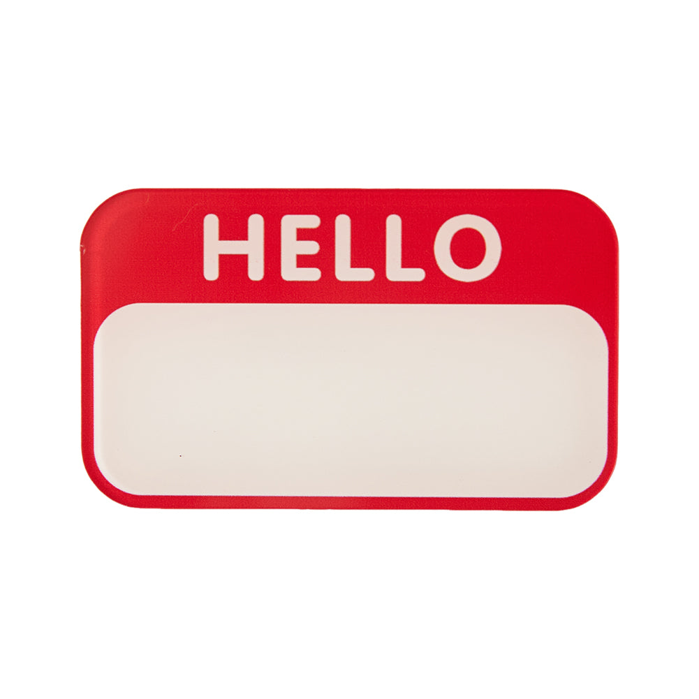 Zootopia 2 (2025) Nick Judy Red Acrylic Name Badge Cosplay Accessories Props