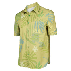Zootopia 2 (2025) Nick Wilde Green Printed Shirt Outfits Cosplay Costume