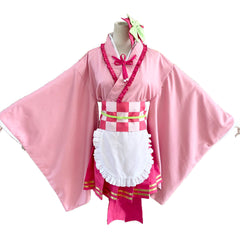 Anime : Kimetsu no Yaiba Cosplay Costume Tsuyuri Kanawo Lolita Maid Outfits Apron Dress
