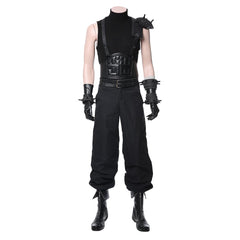 Game Final Fantasy VII Remake Version Cloud Strife Cosplay Costume Halloween Carnival Suit