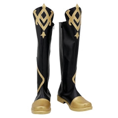 Genshin Impact Traveler  Cosplay Shoes Boots Halloween Costumes Accessory Custom Made