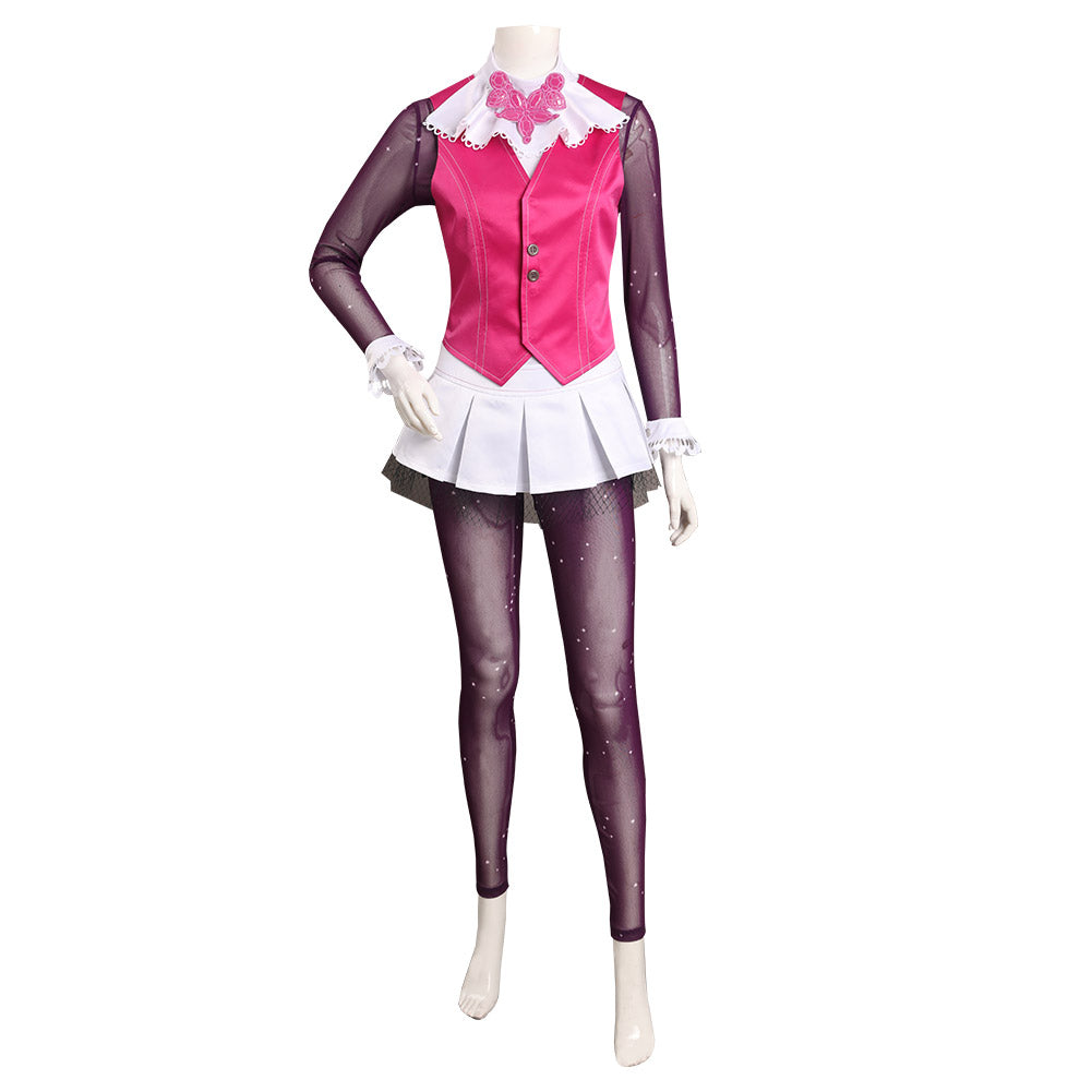 Movie Monster High Draculaura Cosplay Costume Outfits Halloween Carnival Suit